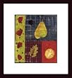 Art Poster Wood Framed Print - Strawberry Collage - Artist: Noya Huynh- Poster Size: 12 X 12