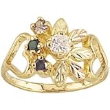 Beautiful! 10K Yellow-gold Black Hills Gold Mothers/Family Rings 3-6 Stones