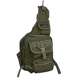 EuroSport Cargo Sling Backpack Olive Canvas Bag