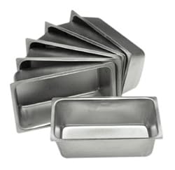 Set of 6 Mini Loaf Pans - 4.5 X 2.5 Inch