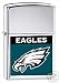 Sporting Goods : Philadelphia Eagles NFL Brushed Chrome Lighter by Zippo