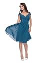 Astrapahl, Festliches knielanges Cocktailkleid, Farbe türkis
