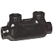 Morris Products 97022 Insulated In-Line Splice, Black, 350 - 6 Wire Range, 5/16" Allen Hex, 4.62" Length, 1.25" Width, 2.75" Height