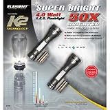 31ibTuOUxoL. SL160  Element Super Bright LED Flashlights   2 Pack