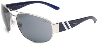 Click here to buy Polo Ralph Lauren Mens 0PH3052 Aviator Sunglasses by Polo Ralph Lauren.