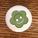 CHICKEN CABOODLE BUTTON DARK GREEN DRAWER PULLS KNOBS