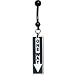 One Way Traffic Sign Belly Ring
