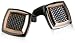 Textured Copper & Hematite Stainless Steel Cufflinks