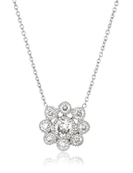 Sethi Couture Old Mine Diamond Cluster Pendant Necklace