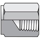 Parker 8 CP-SS-01 316 Stainless Steel Pipe Female Cap NPT 1/8F