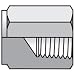 Parker 2 CP-SS-01 316 Stainless Steel Pipe Female Cap 3/4-16 Male S/T