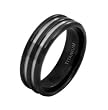 Titanium Black Ring - Size: 8-12
