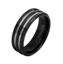 Titanium Black Ring - Size: 8-12