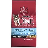 ネスレ　ピュリナワン　インドアドッグ　7歳以上　チキン＆ライス　1kgの画像