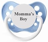 Expressions Pacifiers-Momma's Boy in Blue & White