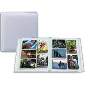 Family Treasures Deluxe 12x15 Snow-White Scrapbook by Pioneer -