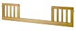Toddler Guard Rail for Hidden Hardware Cribs (For M4801, M4001, M5921) in Honey Oak Finish