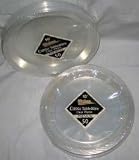 10 CLEAR PLASTIC PLATES 480CS