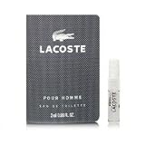 Lacoste pour Homme 2 ml /0.06 ml Eau de Toilette by Lacoste for Men Sample VIAL