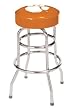 Clemson Tigers Double Rung Bar Stool NCAA College Athletics Fan Shop Sports Team Merchandise