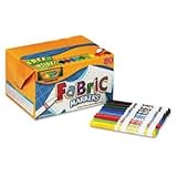 Crayola Fabric Markers Classpack 58 8215