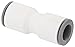 Legris 6306 62 00WP2 LIQUIfit Push-to-Connect Fitting, Inline Union, 1/2
