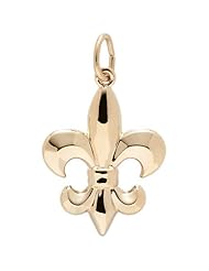 Rembrandt Charms Fleur de lis Charm