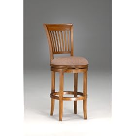 Click here to buy Hillsdale Oak View Swivel Bar Stool, CHERRY by Hillsdale Furniture.