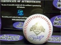 Brad Lidge Autographed/Hand Signed 2008 World Series Baseball (Phillies)