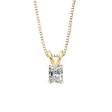 2.02 ct. H - VVS2 Radiant Cut Diamond Solitaire Pendant with Chain