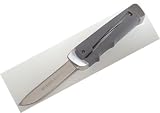 Boker-Matic Grey With Handy Pocket Clip Fiberglass Nylon Handle Stainless Steel Blade