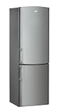 Whirlpool Stainless Steel Fridge Freezer - Freezer Bottom, A energy - WBC3525 NFX