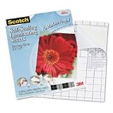 Laminating Sheet, Up to Letter Size, Self Sealing, Single-Sided, Gloss, 10/Pack MMMLS854SS10