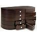 Dual Swinging Wood Jewelry Box (walnut Finish) - 157-200-25