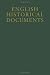 English Historical Documents: 1189 To 1327