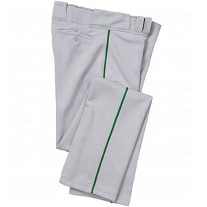 Easton Mens Quantum Plus Piped Baseball Pants Grey/Dark Green X-Large