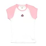 Antigua Ohio State University Girl's Pink Mini Star Short Sleeve Tee