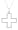 10k White Gold Diamond Cross Pendant (1/6 cttw, I-J Color, I2-I3 Clarity)