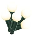 Philips 60ct LED Sphere Lights - White