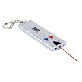 August FL601 Roter Laserpointer und LED-Taschenlampe mit Schl�sselring