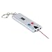 August FL601 Red Laser Pointer & LED Flashlight Keyring