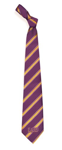 baby necktie:LSU Fighting Tigers 100% Polyester Woven Poly 1 Neck Tie - NCAA College Athletics Images