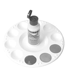 Plastic Paint Palette - 7'' w/10 Paint Wells