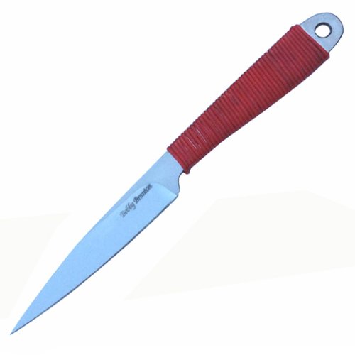 Branton Custom Knives Branton Red-Neck Knives Model 4, Red Cord Wrapped Handle