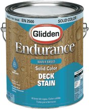 Glidden Company EN2520 "Endurance" Solid Color Deck Stain 1gal - Clear Tint Base