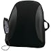 Personal Health Care : Obus Forme by Conair Ergonomic Orthopedic Ultimate Backrest with Heat and Massage, Black