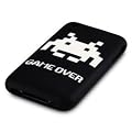 Apple iPhone 3 3G 3GS Fun Case - Game Over Space Invaders - Black / White Silicone Skin Case Cover From The Keep Talking Shop iPhone 3G/3GS Accessories