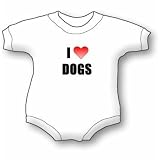 i Love Dogs Baby Ultrasoft Onesie