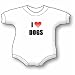 i Love Dogs Baby Ultrasoft Onesie