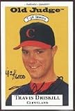 Travis Driskill, Cleveland Indians Autographed Card